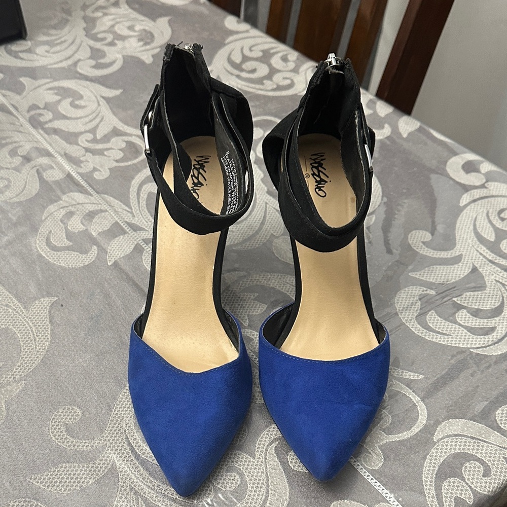 Mossimo Supply Co. Black and Blue Heels